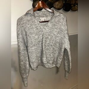 Sincerely Jules Gray V-Neck Sweater